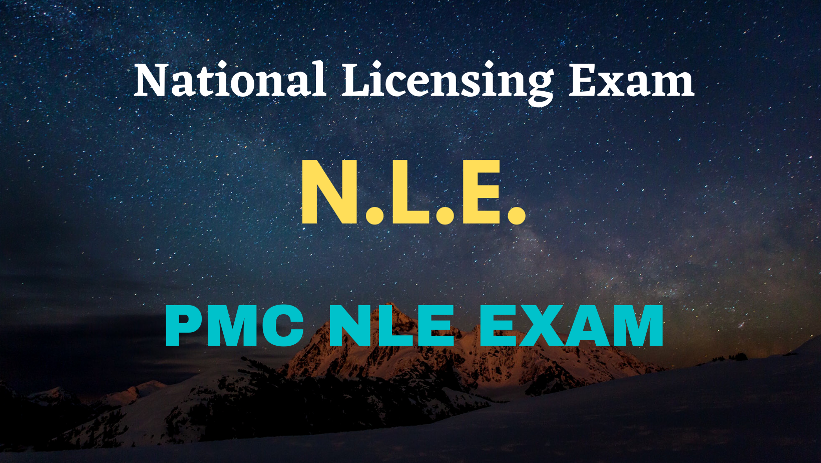 PMC NLE Exam